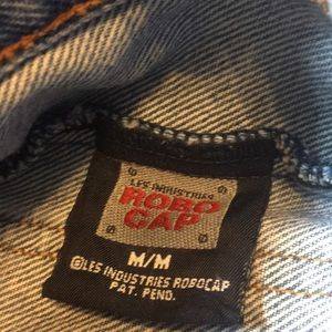 Robo Cap Other  Vintage Denim Biker  Poshmark